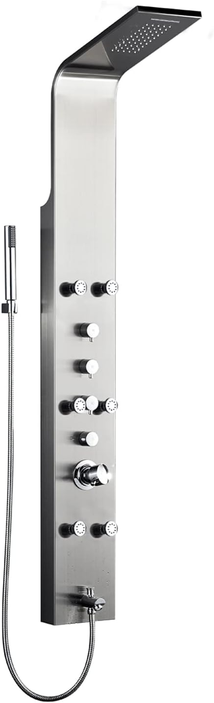 Real #304 Stainless Steel Wall Mount Shower Panel System Q13047