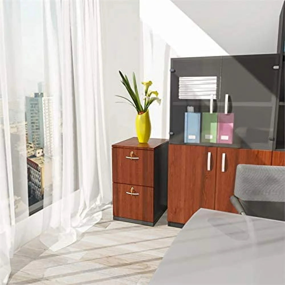 2 Drawer Transitional File Cabinet U12876