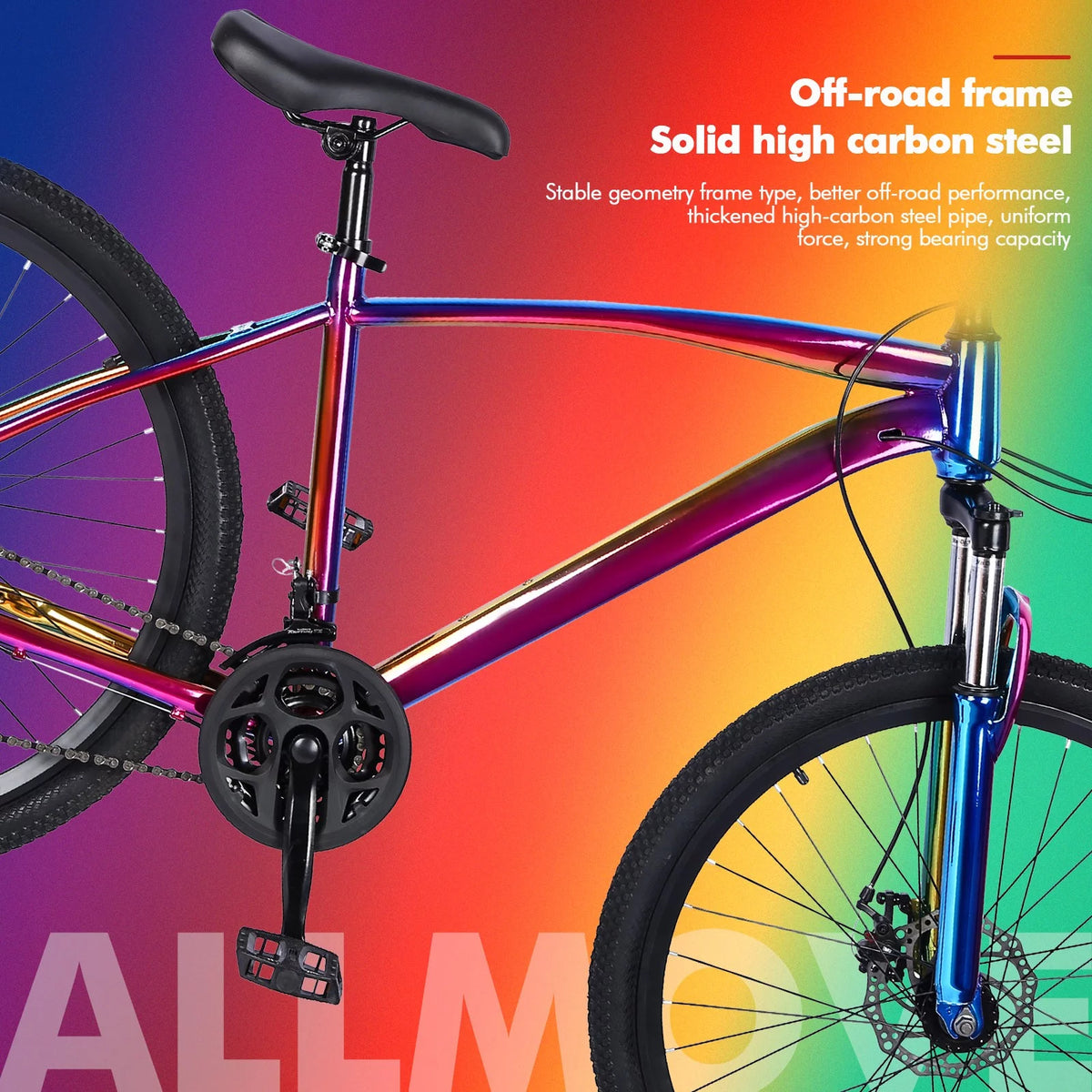 27.5-inch 21-speed Dual Disc Brakes Mountain Bike C869009