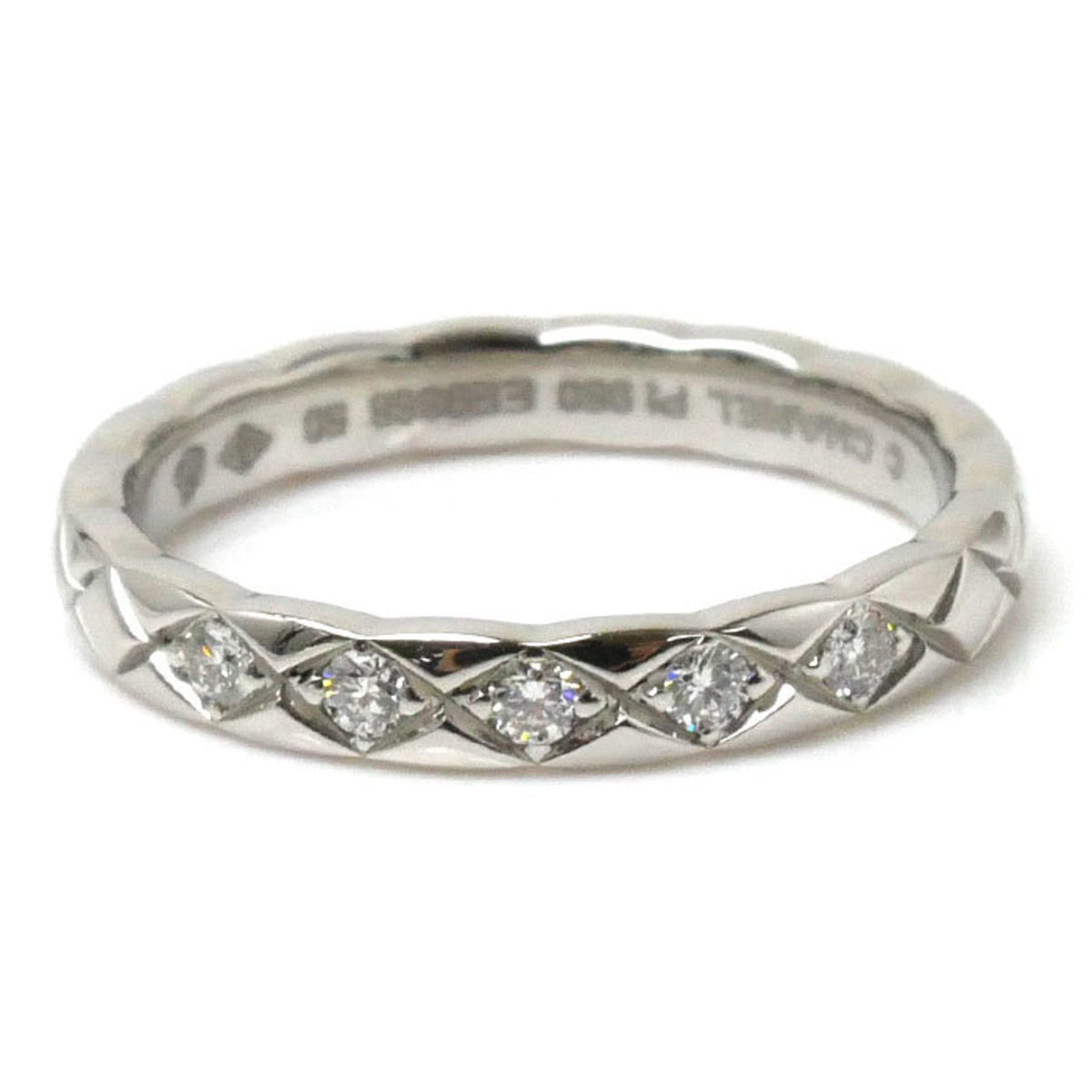 Platinum Diamond Ring Y606725