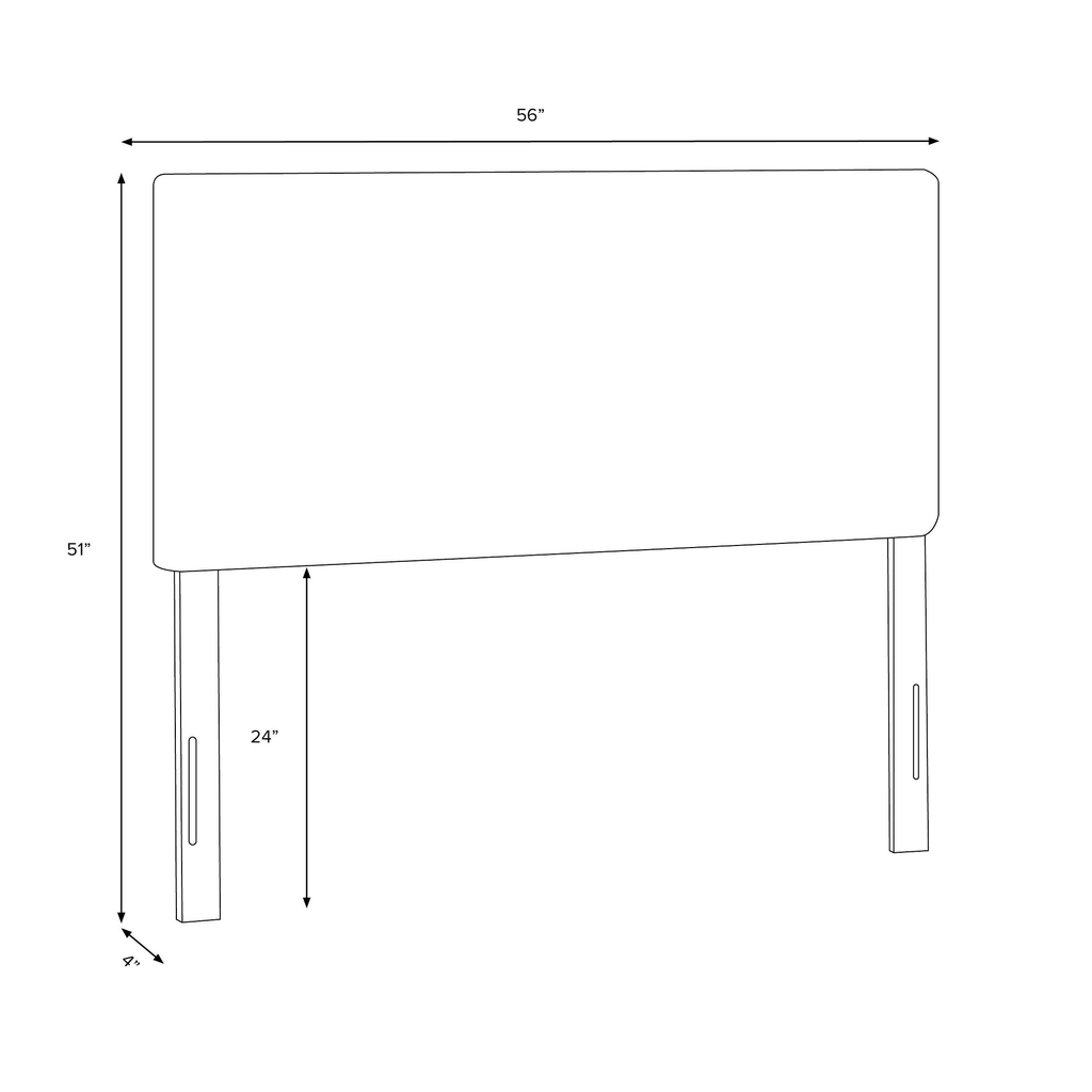 Full Velvet Headboard K90168
