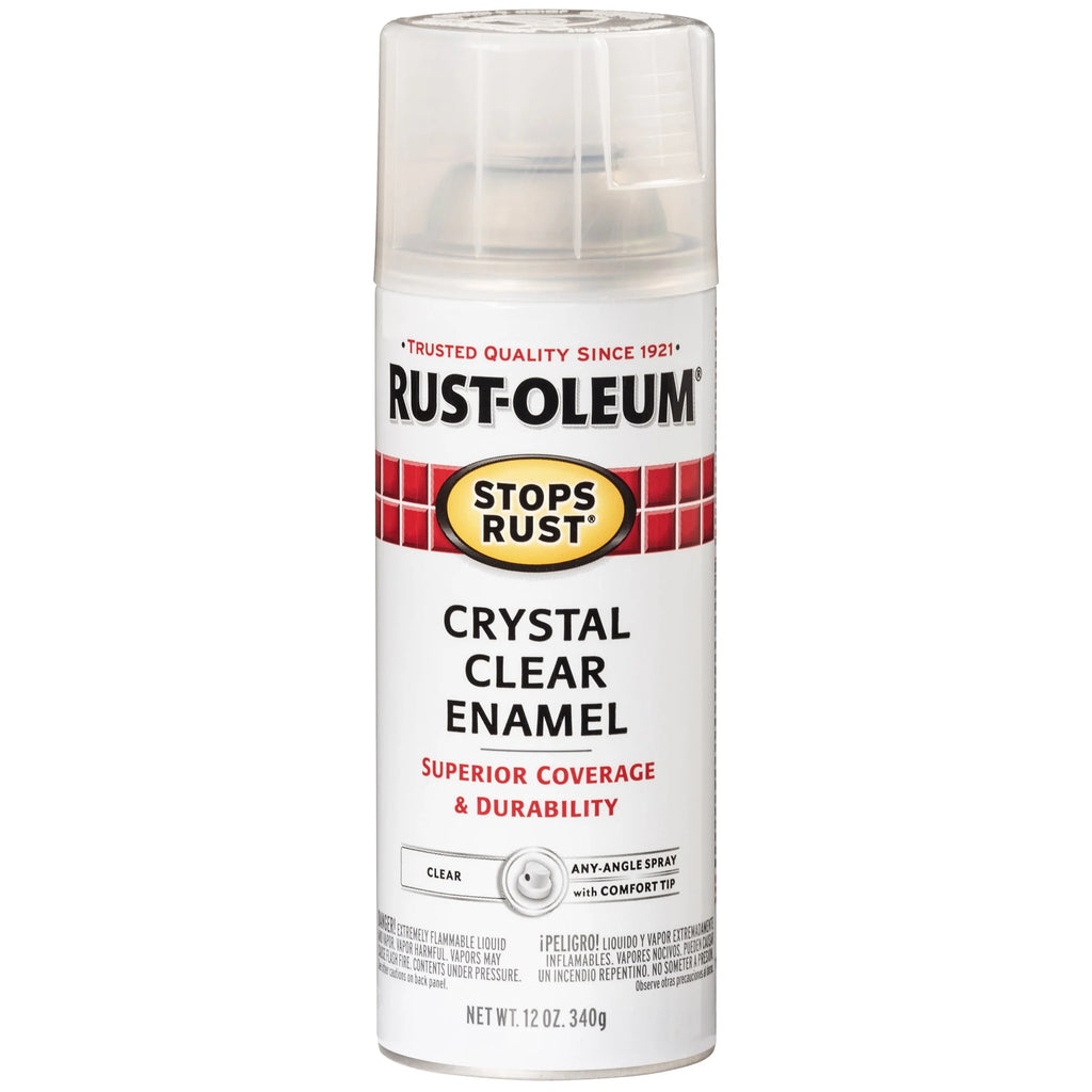 Clear Gloss Protective Enamel Spray Paint 12 oz Y627392