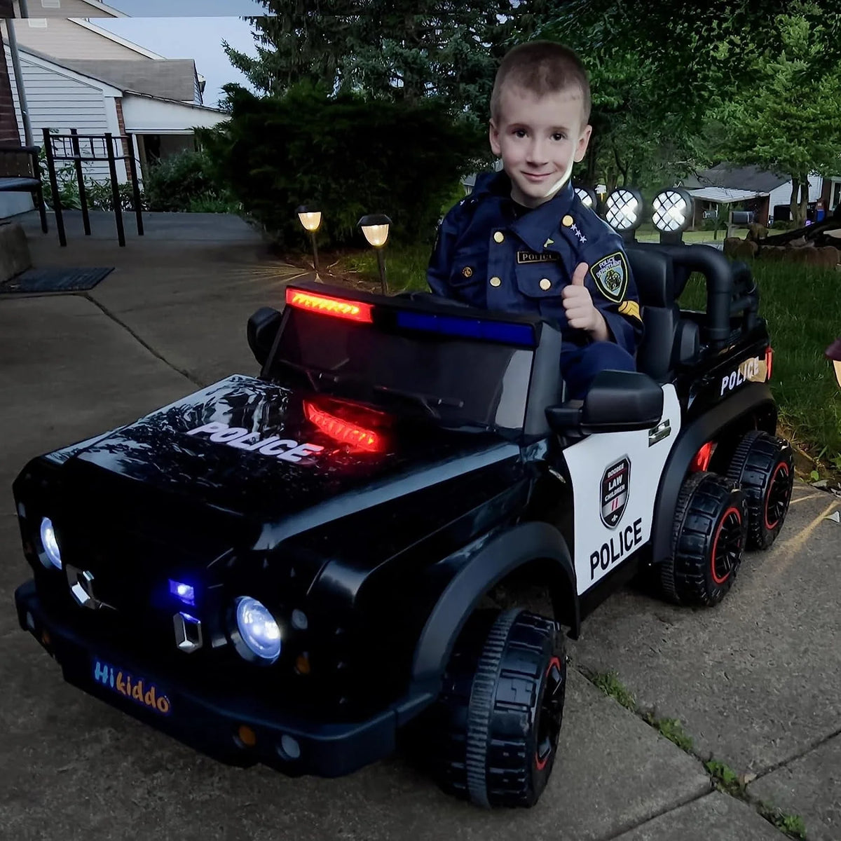 24V Kids Electric Ride on Toy Truck, 4WD 2 Seater K612433