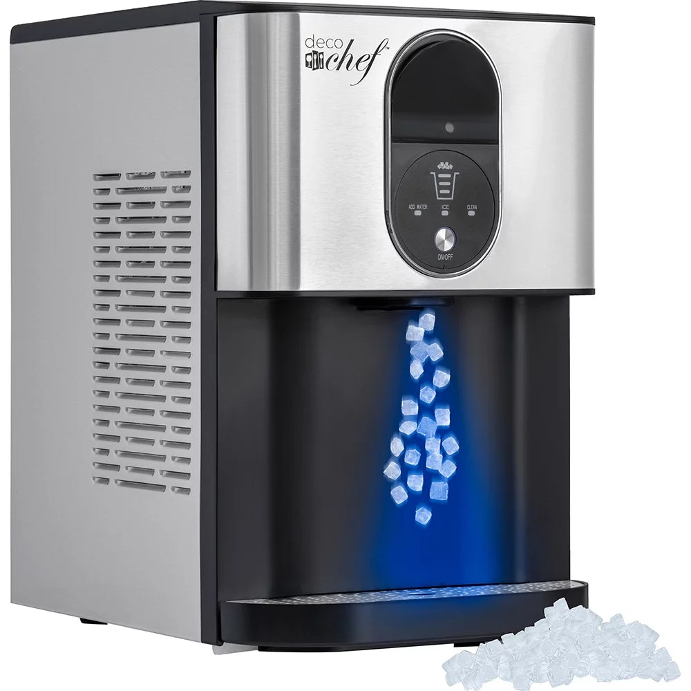 Self Dispensing Nugget Ice Maker Countertop 46LB Per Day H296639
