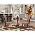 3-piece Mahogany Wood Kitchen Table and Chair Set G56910