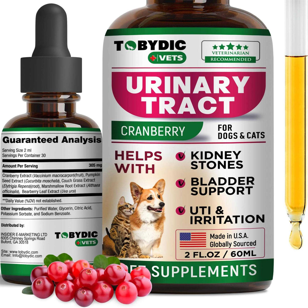 Cat & Dog UTI Medicine with Cranberry X148