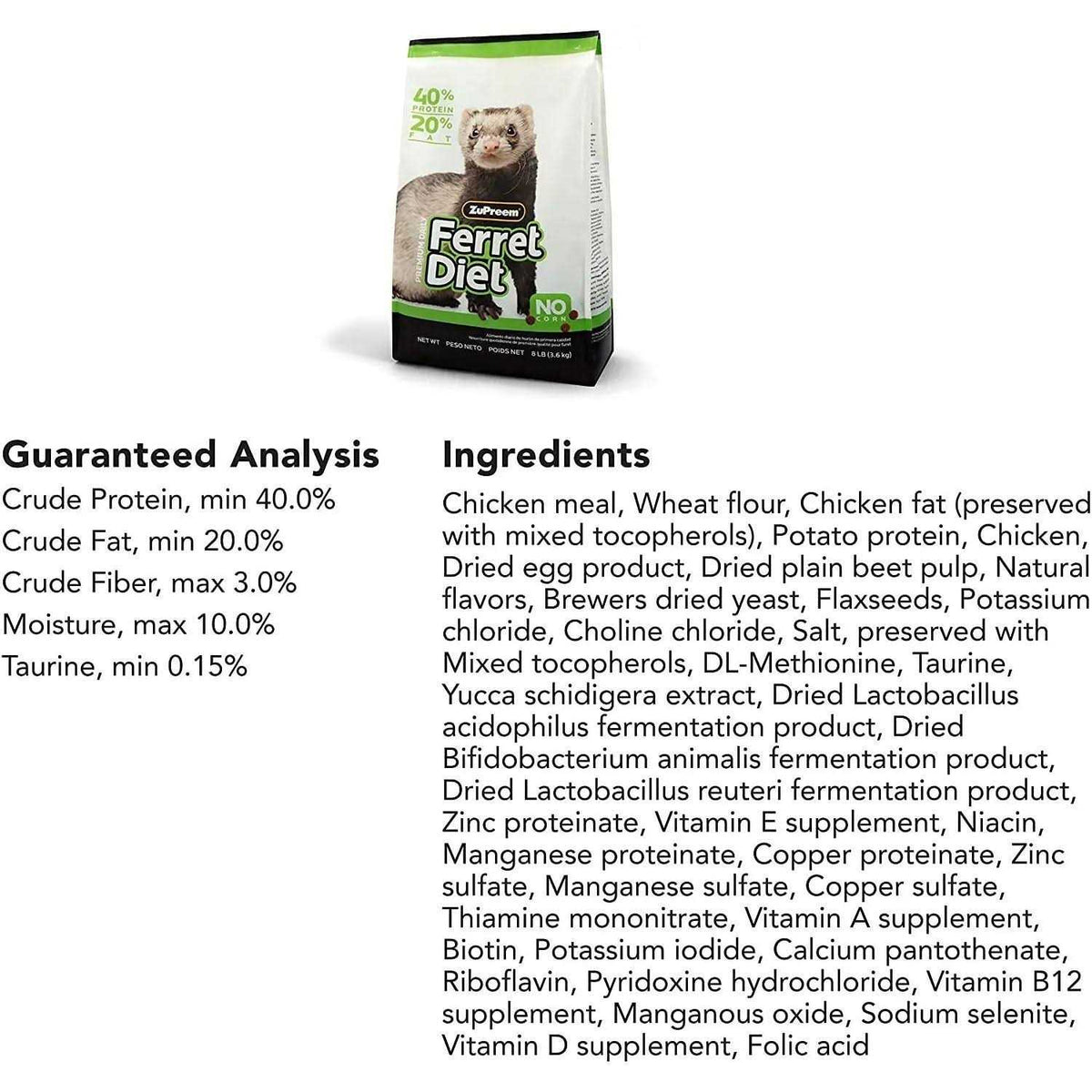 Premium Ferret Diet N259586