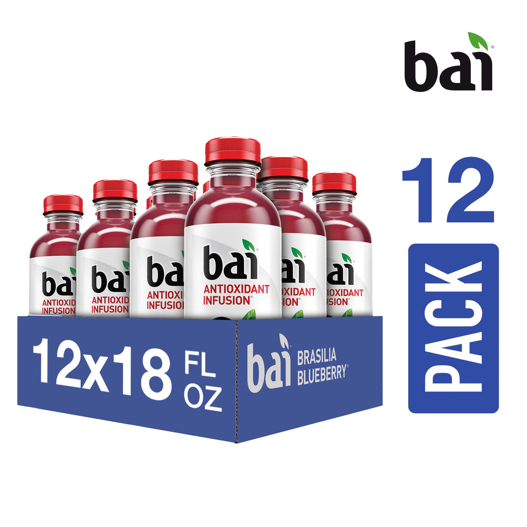 Gluten-Free Brasilia Blueberry Antioxidant Drink, 18 Fl Oz, 12 Pack Bottles P994819