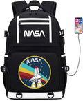 NASA Astronaut USB Backpack Laptop Bag H43621