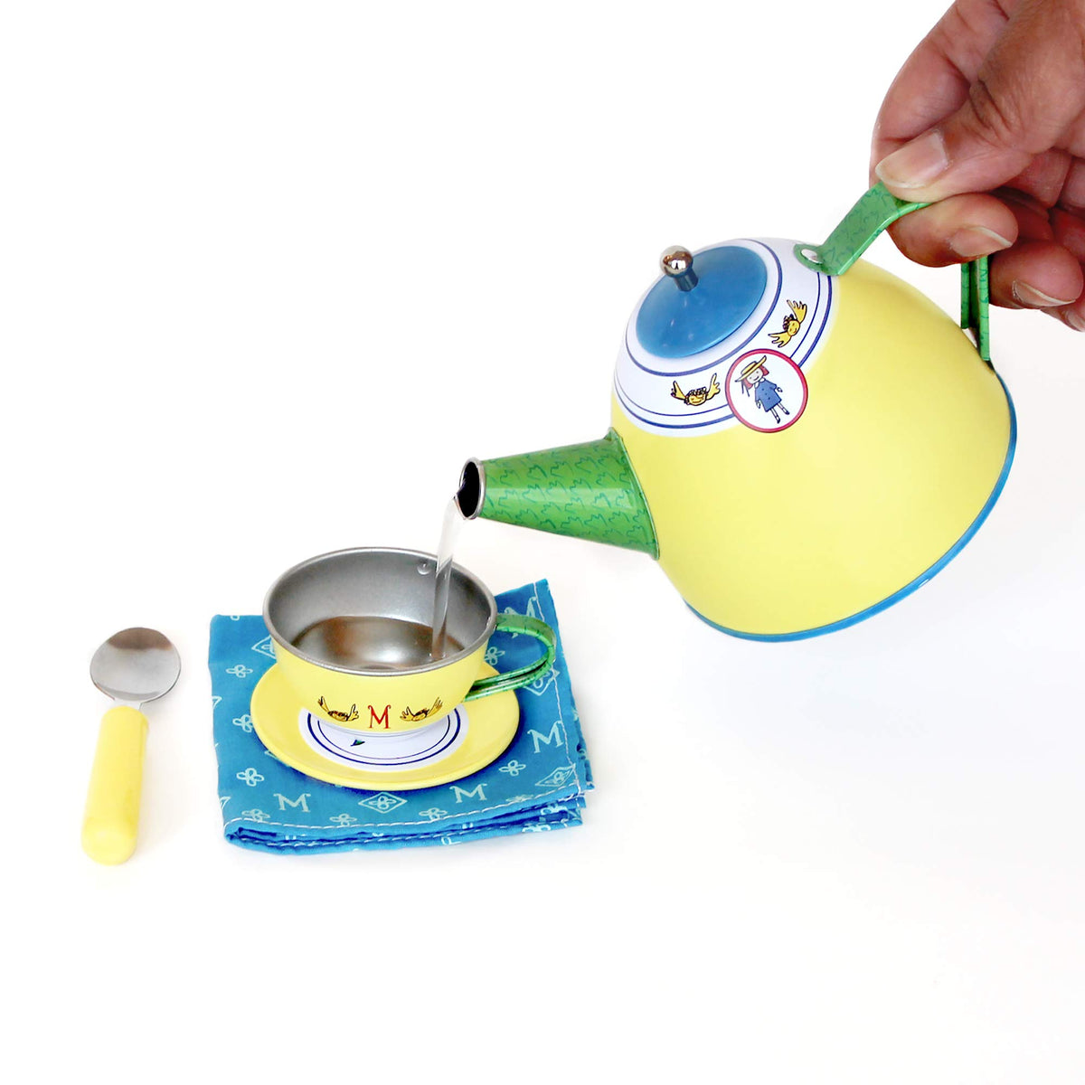 24 Piece Tin Tea Set N710267