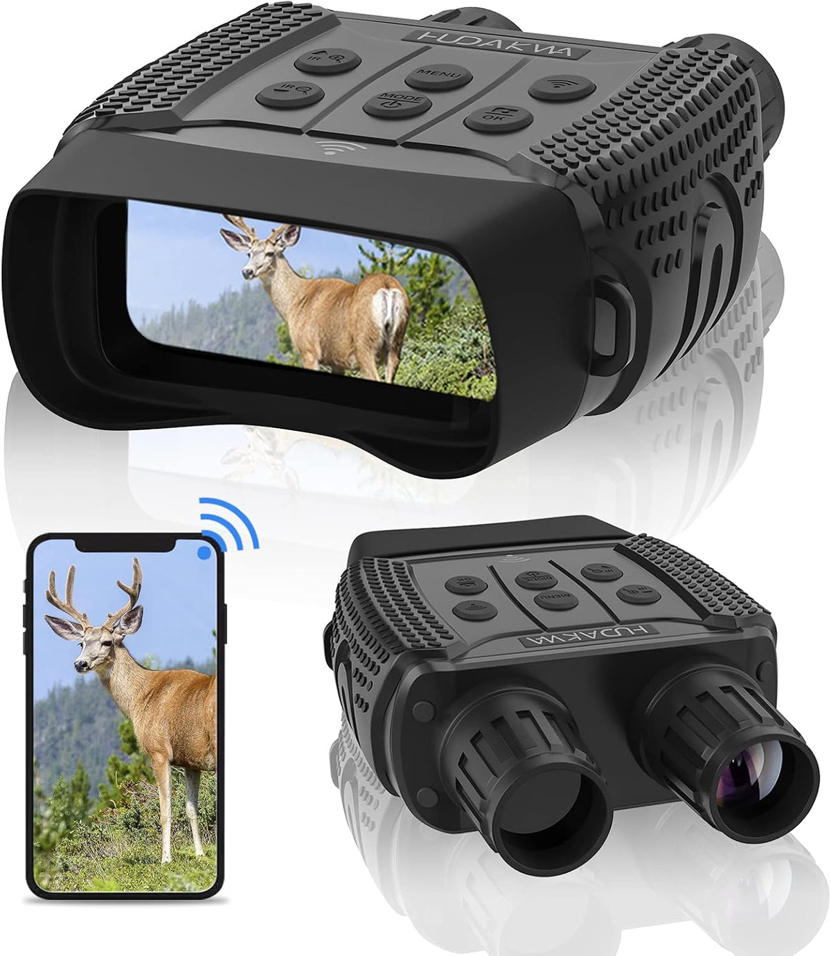 Night Vision Goggles with 2.31'' LCD Digital Infrared Binoculars with 32GB TF Card Q52629