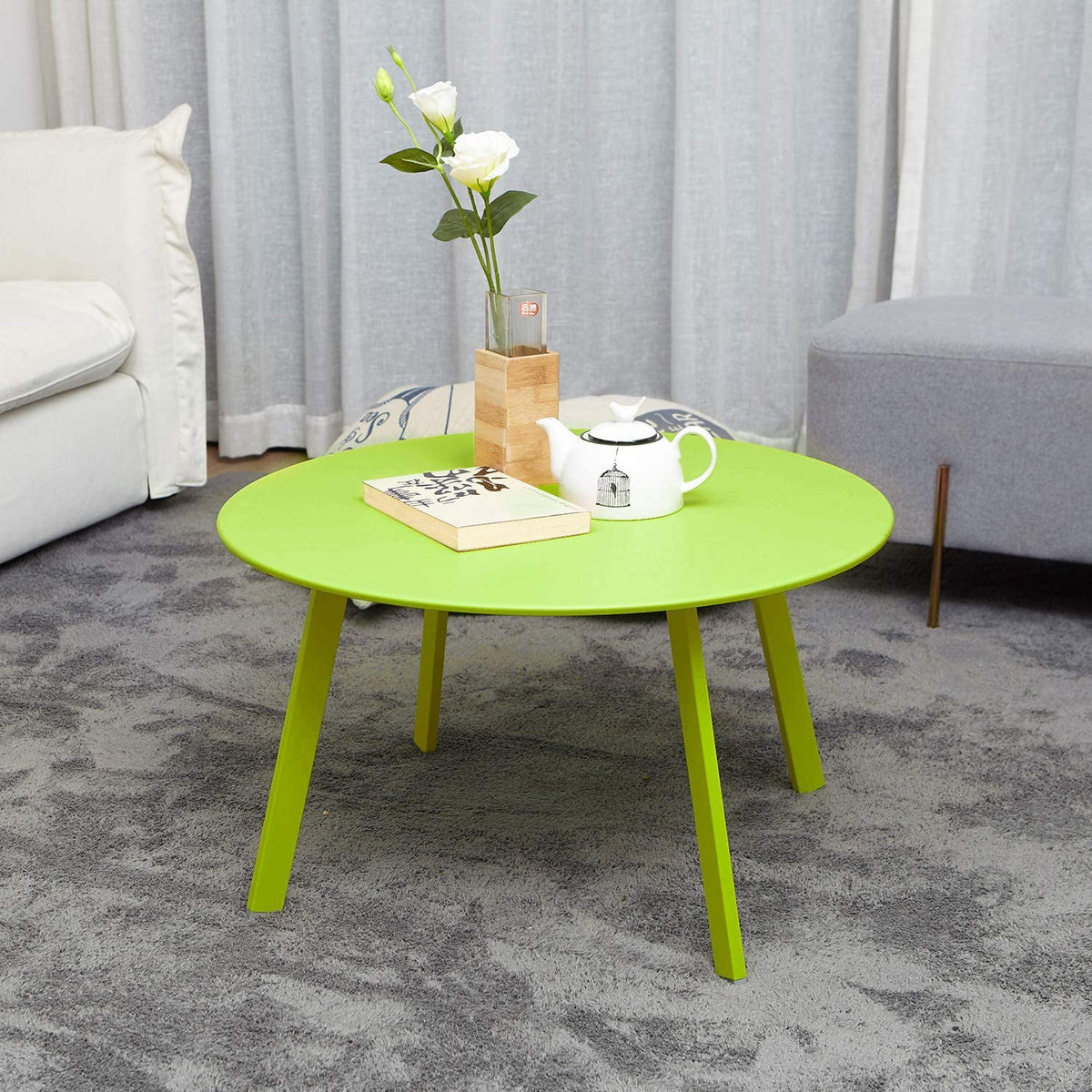 Round Steel Outdoor Coffee Table F34167