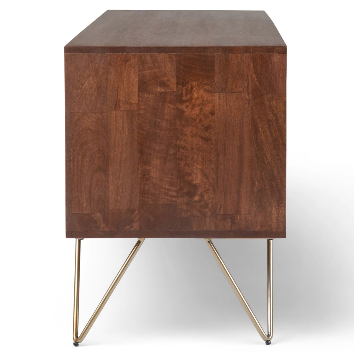 Umber Brown Stain TV Media Stand Y924