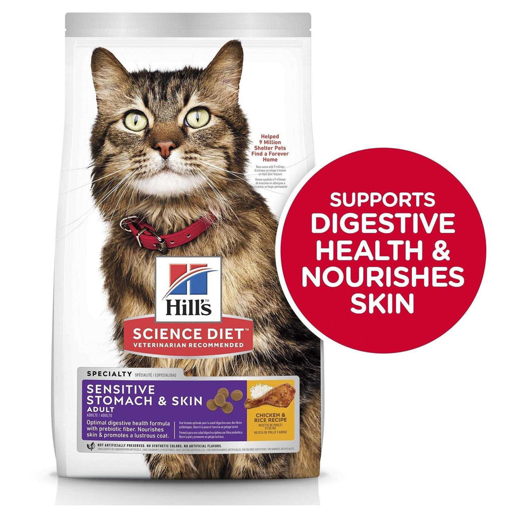 Sensitive Stomach and Skin Dry Cat Food X53822