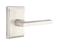 Satin Nickel Privacy Lever Set Y2783