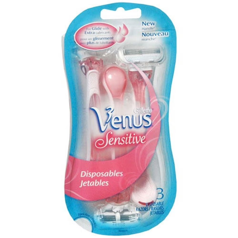 Pink Disposable Razors, 3 Ea, 3 Pack H289