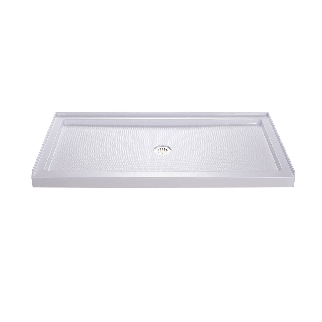 Sliding Shower Door and Shower Base Center Drain K241346