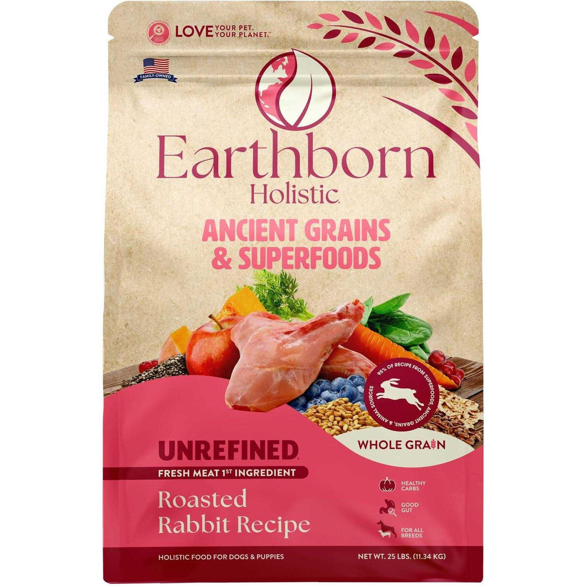 Roasted Rabbit with Ancient Grains Dry Dog Food A581508