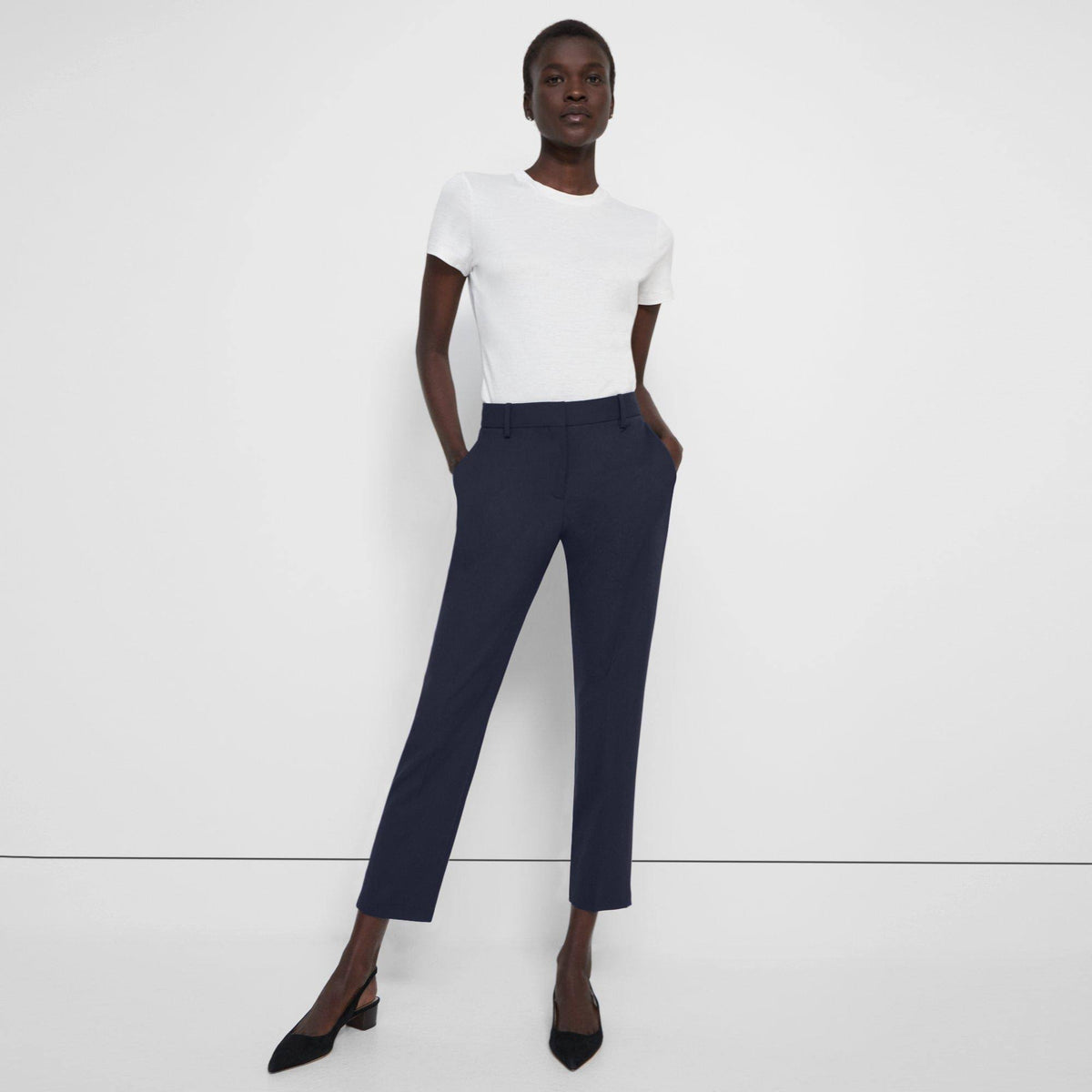 Blue Wool Treeca Pant J6010