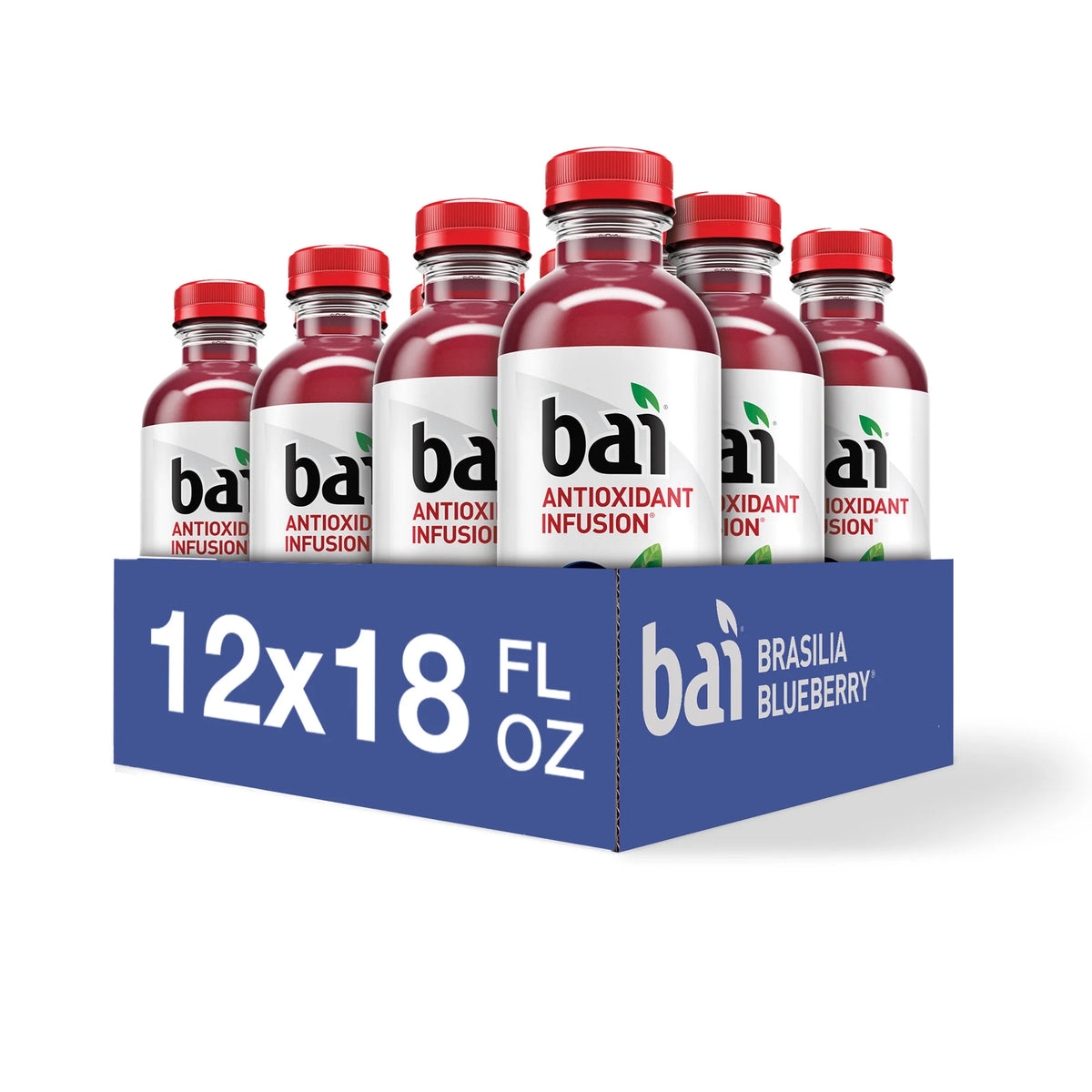 Gluten-Free Brasilia Blueberry Antioxidant Drink, 18 Fl Oz, 12 Pack Bottles P994819