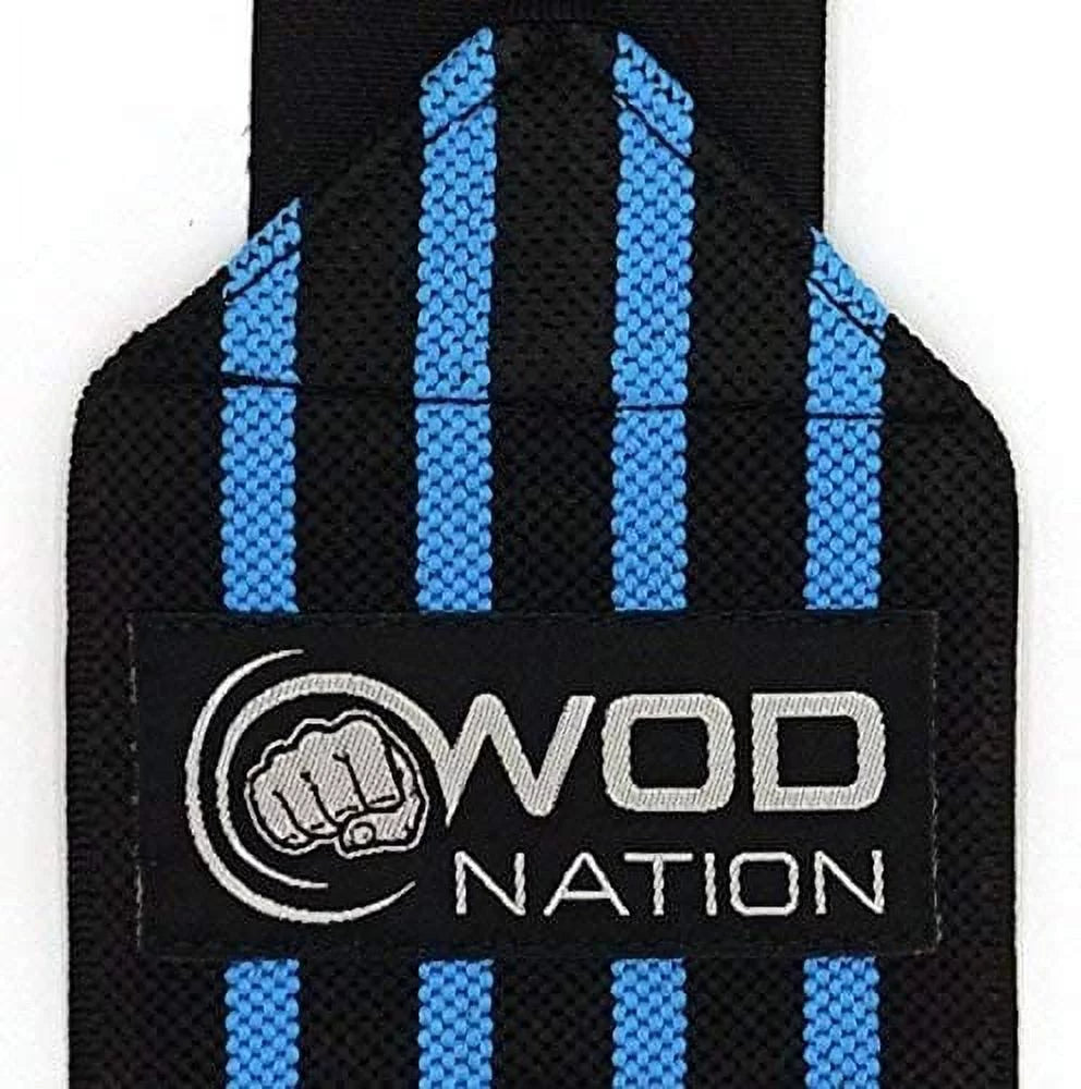 Black Set of 2 Weightlifting Wrist Wraps W9497