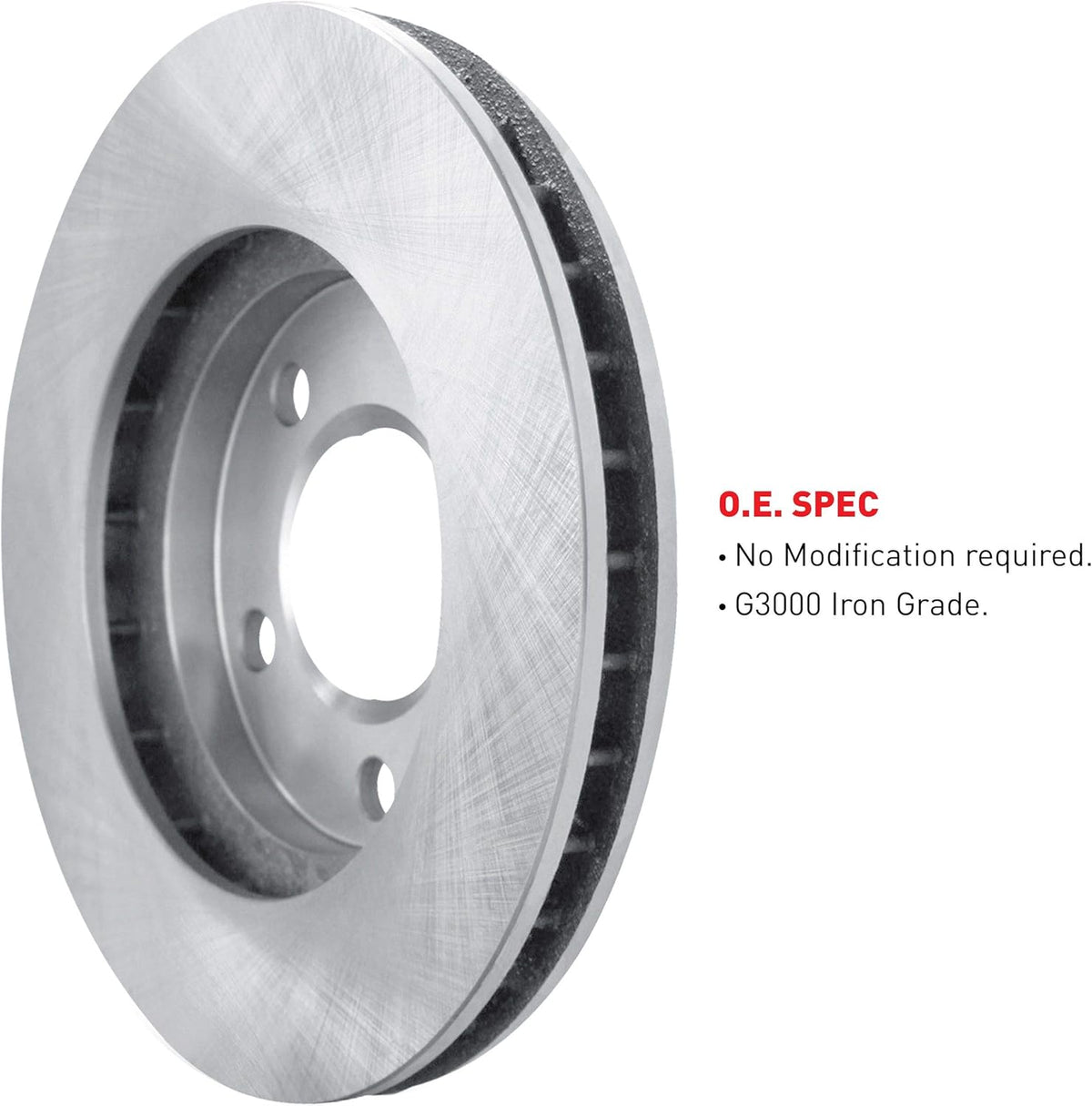 Front Brake Rotors with Semi-Metallic Brake Pads Q4174