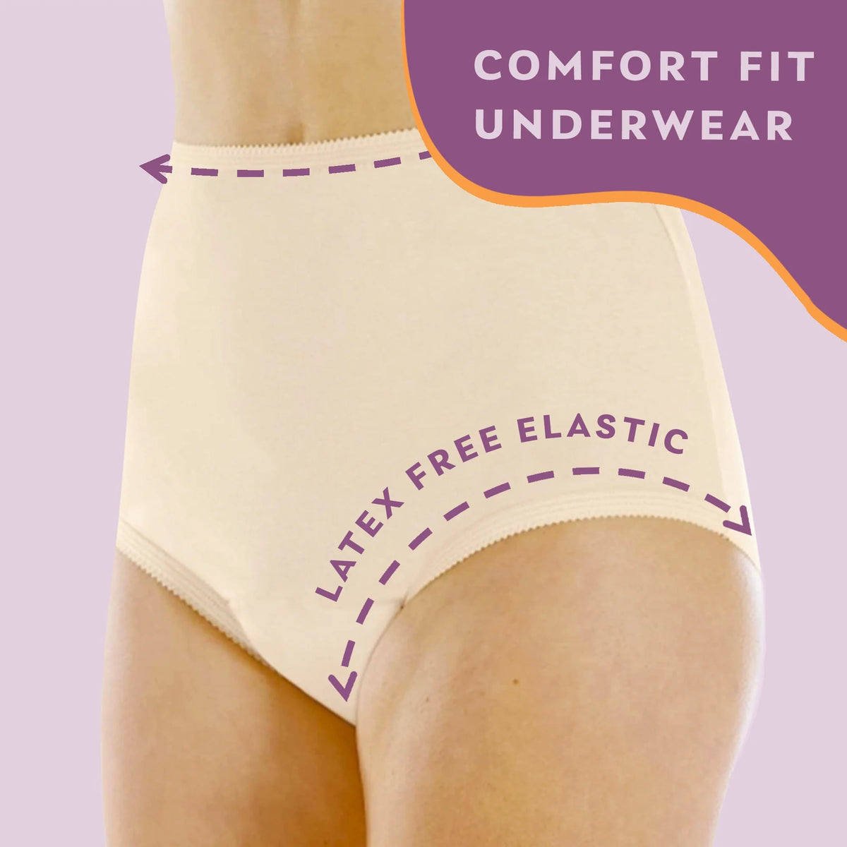 3-Pack Reusable Incontinence Underwear I3223