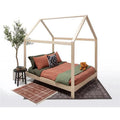 Full Size House Bed with Raised Base R8088
