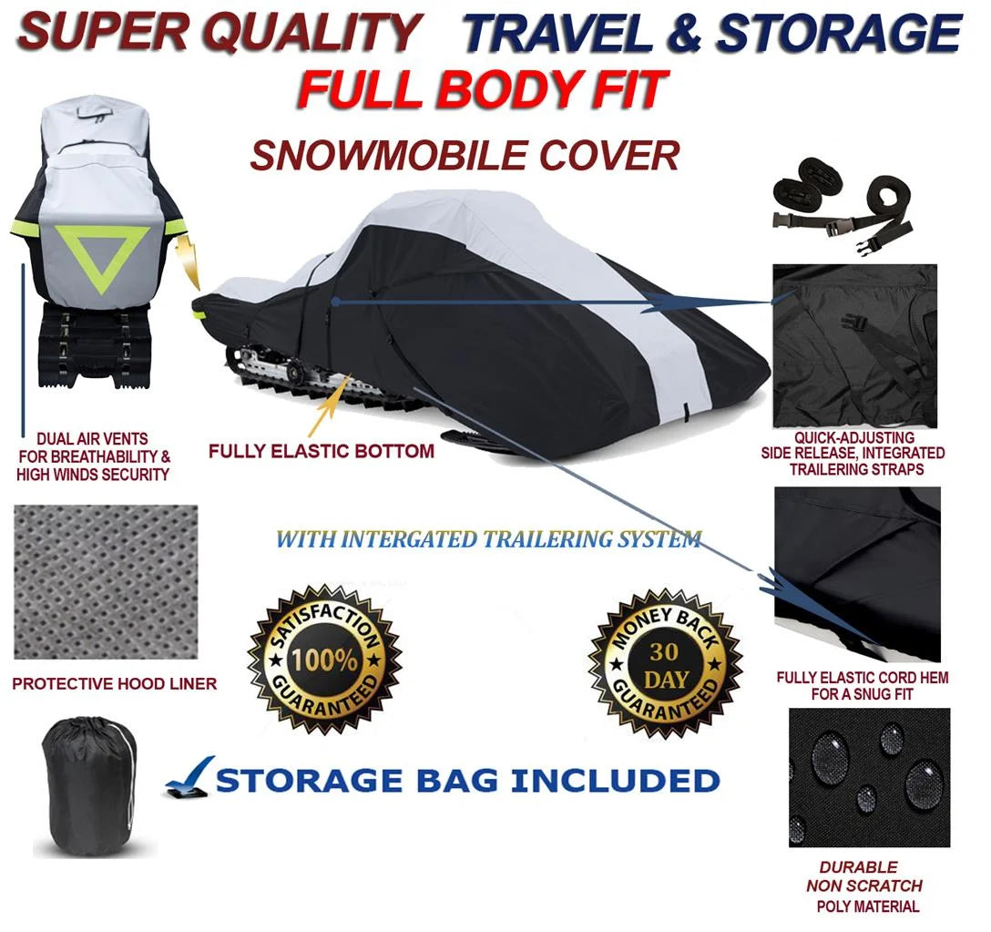 600 Denier Full Fit Snowmobile Travel and Storage Cover A51199