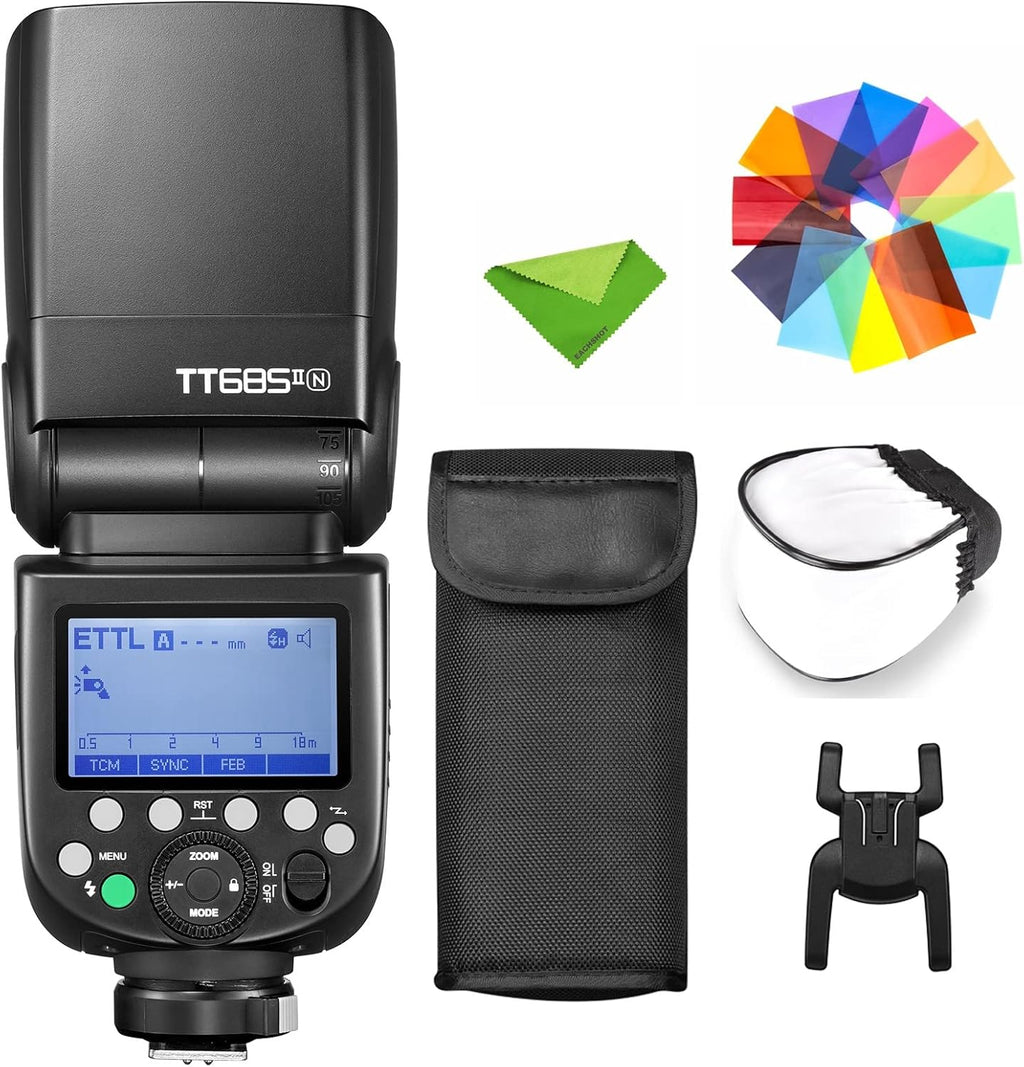 TT685II-N I-TTL Flash Speedlight Camera Flash HSS 1/8000s 2.4G Wireless M33598