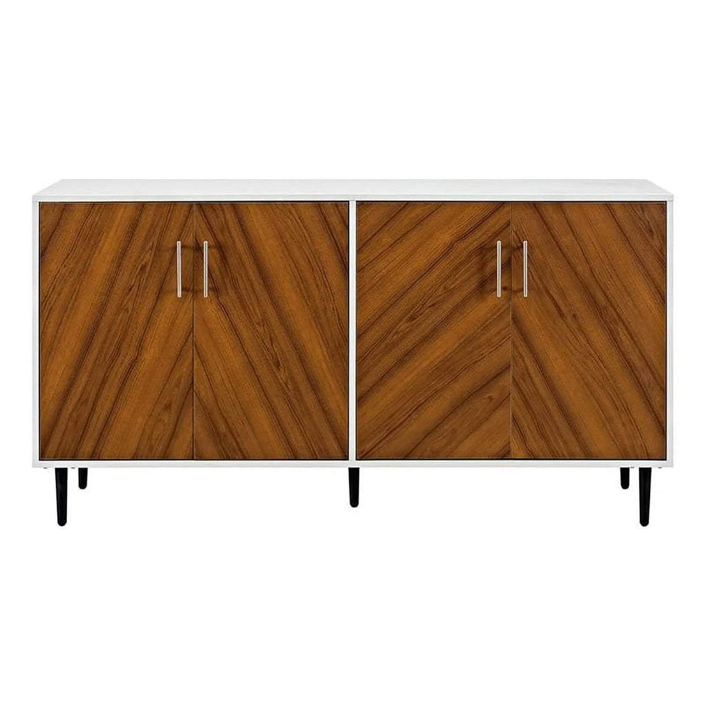 White Teak Wood Buffet X978487