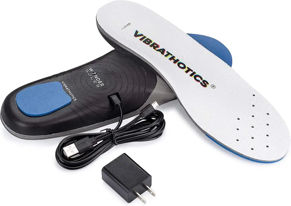 Vibrating Shoe Insoles Foot Massager B552781