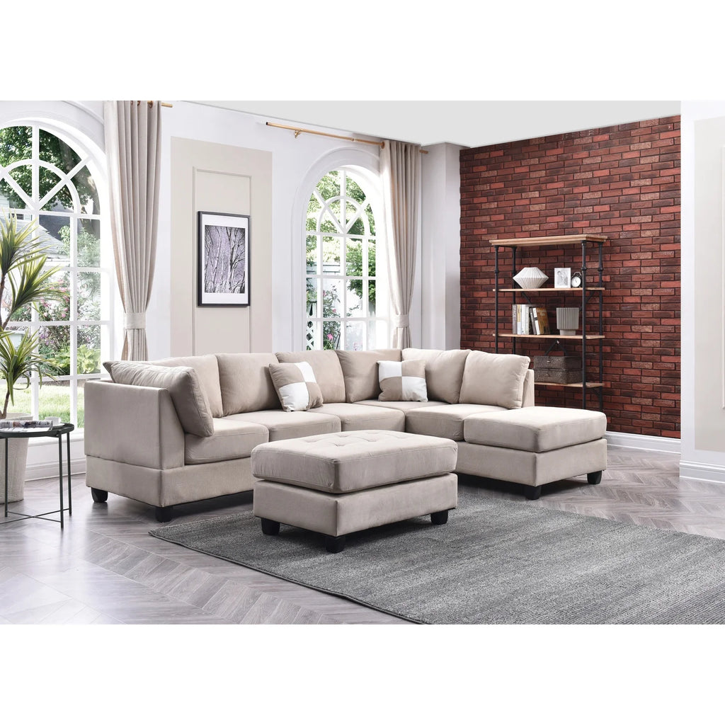 Vanilla Sectional (3 Boxes) G962